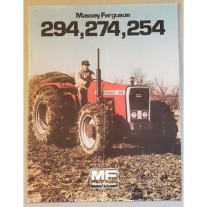 Original Massey Ferguson 254 274 and 294 Tractor Sales Brochure